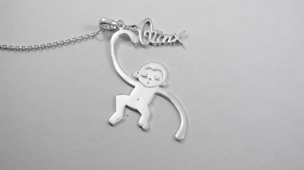 Hang Around Monkey Necklace – Minx Jewelry