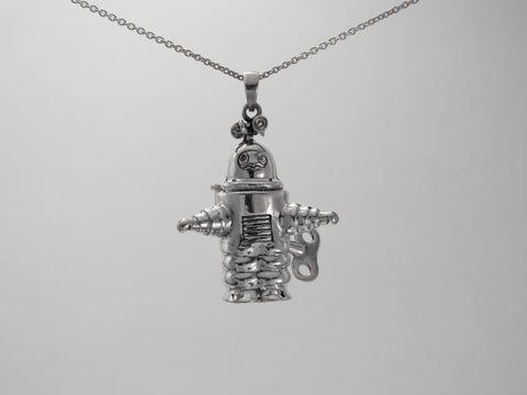 Vintage Robot Necklace