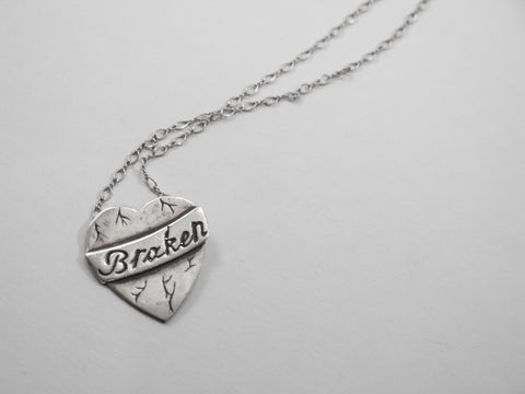 Broken Hearted Necklace