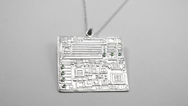 Computer Chip Necklace – Minx Jewelry