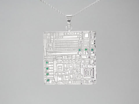 Computer Chip Necklace