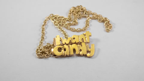 I Want Candy Necklace