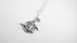 Japanese Crane Necklace