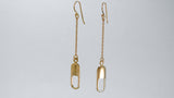 Pill Earring (Gold Plated)