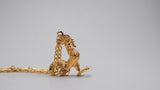 Rooster Necklace (Gold Plated)