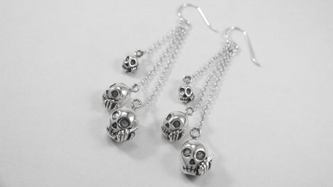 Skull Cluster Earring