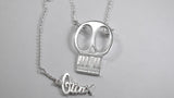 Skull Piano Necklace