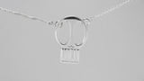 Skull Piano Necklace