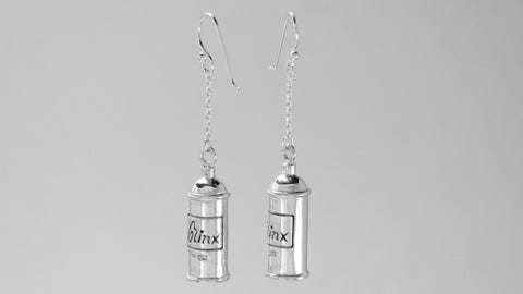 Minx Spray Can Earring