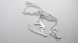 Surf Silhouette Necklace