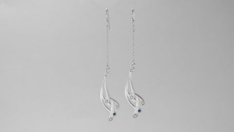 Swirl Stone Earring