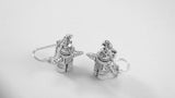 Vintage Robot Earring