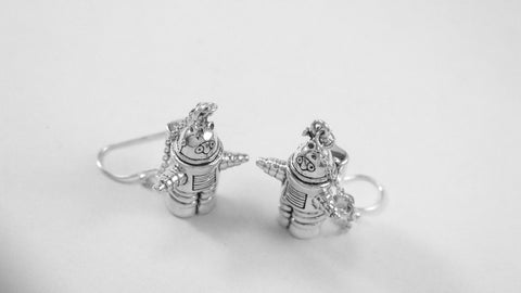 Vintage Robot Earring